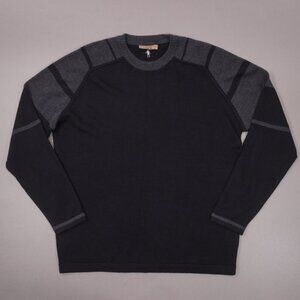 Smartwool Black and Gray Sweater - 100% Merino Wool